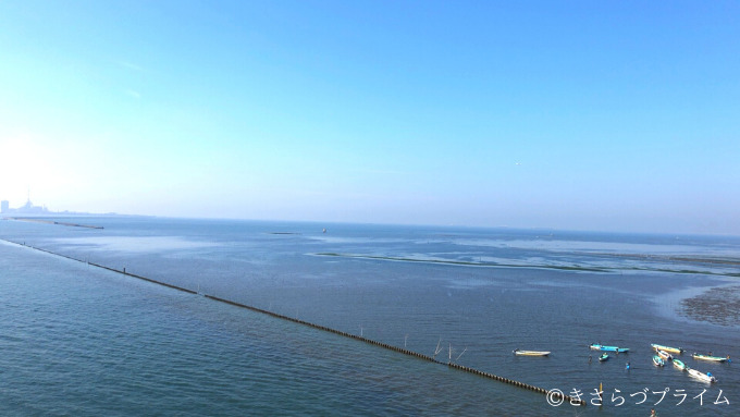 中の島大橋から見た東京湾