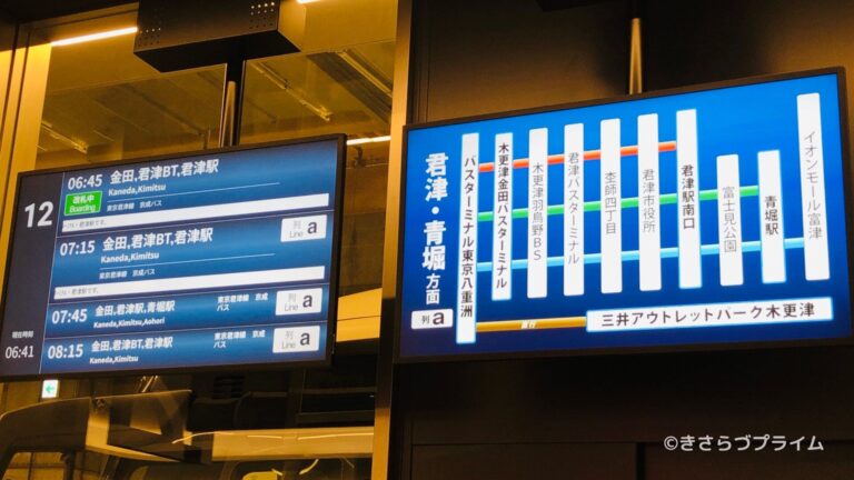 【木更津、君津線】2022年9月17日よりアクアライン高速バス乗り場が「バスターミナル東京八重洲」へ変更しました